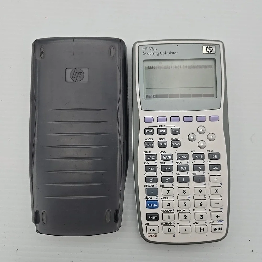 HP 39gs Graphing Calculator Scientific Model with Slide Protective Cover